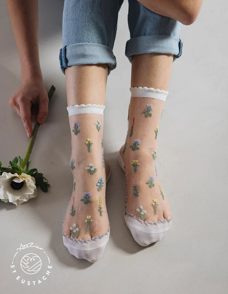 Atelier St Eustache Socks| Fleursvdes Champs