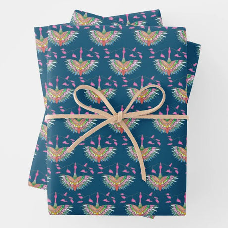 Nayana Studio Gift Wrap | Crane Migration