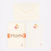Furukawa Paper Mini Letter Set - Cat with Apple