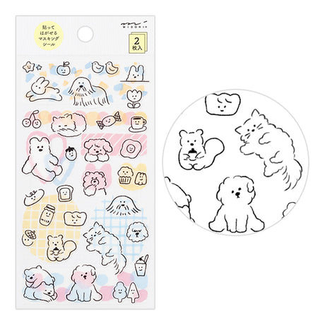 Notebook Sticker | Pastel Animals