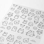 Midori Chat Monster Stickers