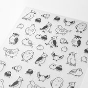 Midori Chat Bird Stickers