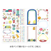 Midori Yuru Log Decorative Stickers - Daily Life
