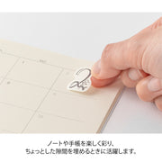 Midori Yuru Log Roll Stickers - Numbers