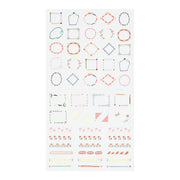 Midori Stickers - Date Circle