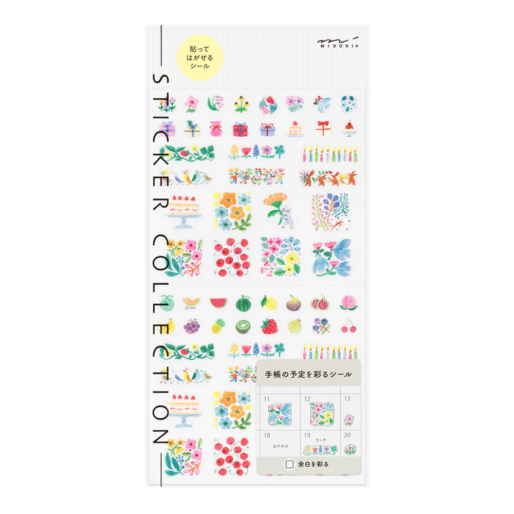 Midori Stickers - Flower