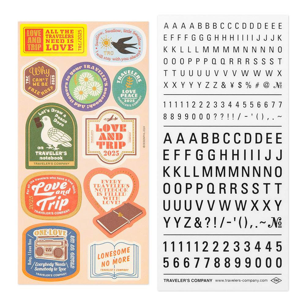 Traveler's Love & Trip | Diary Sticker Set