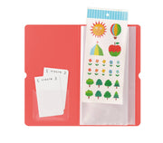 OTONA Sticker File for Sticker Sheets | Red