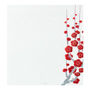 Snow Winter Plum Letter Pad