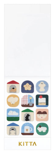 KITTA Portable Stickers | Clear Small | Home