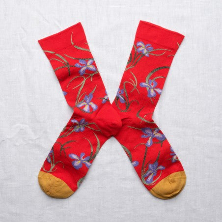 Bonne Maison Iris Flowers | Midcalf Sock