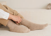 Nishiguchi Kutsushita Wool Cotton Boot Socks | Beach Stone (2026 Limited Color)