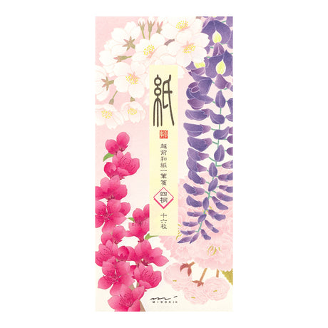 Spring Flowers and Tree Washi Message Pad