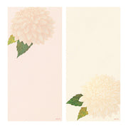 Silk Dahlia Washi Message Pad