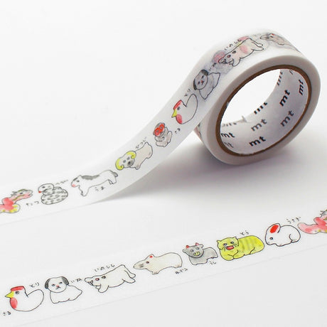 MT X Isabelle Boinot Zodiac Animals | Washi Tape