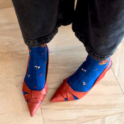 Butterfly & Bug Socks | Cobalt