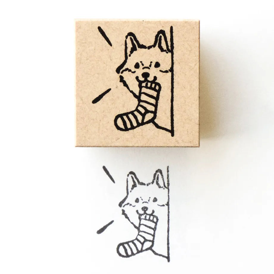 Cozyca Midori Asano Stamp | Mischievous Puppy