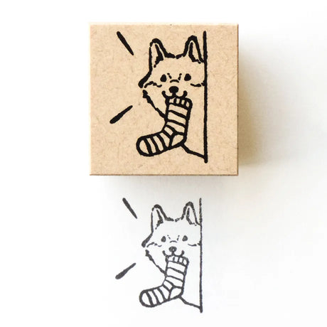 Cozyca Midori Asano Stamp | Mischievous Puppy
