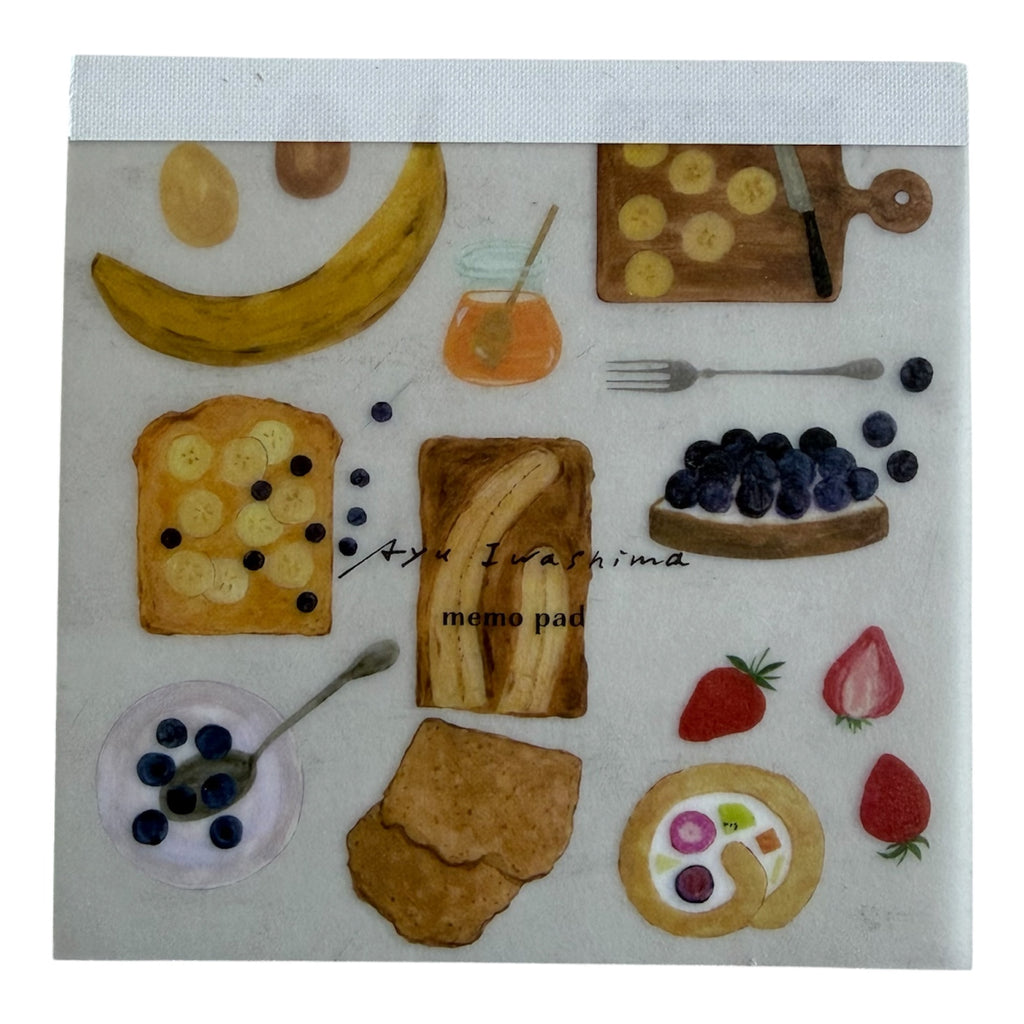 Bread Memo Pad by Aya Iwashima