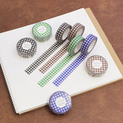 Papier Platz Gingham Masking Tape Vol 3 | Asst Colors