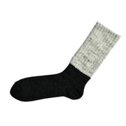 Nishiguchi Kutsushita Mohair Wool Pile Socks | Light Gray
