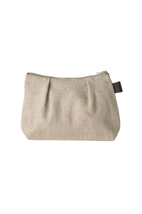 Fog Linen Natural Pouch - Seg