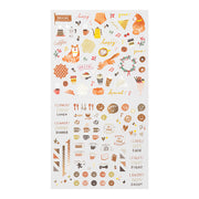 Midori Planner Stickers - Brown