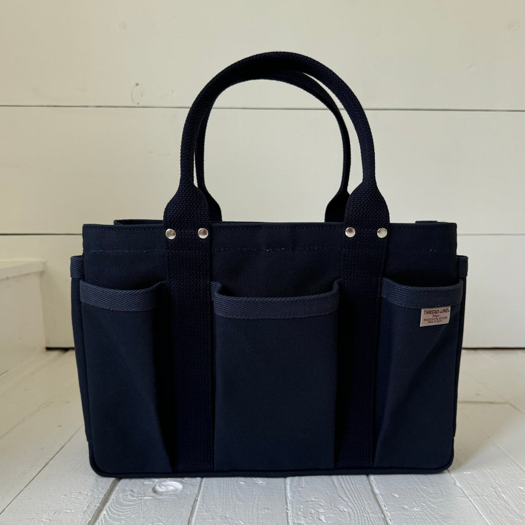Small 5 Pocket Heavy Canvas Tote by ThreadLine | asst colors