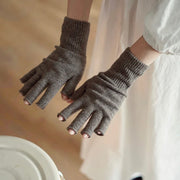 Memeri Merino Wool Fingerless Gloves | Charcoal