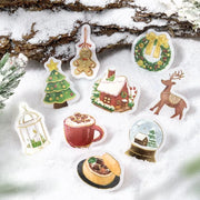 BGM Christmas Market Flake Sticker