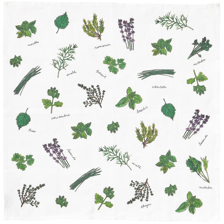 Linen Handkerchief - Isabelle Boinot Herbs