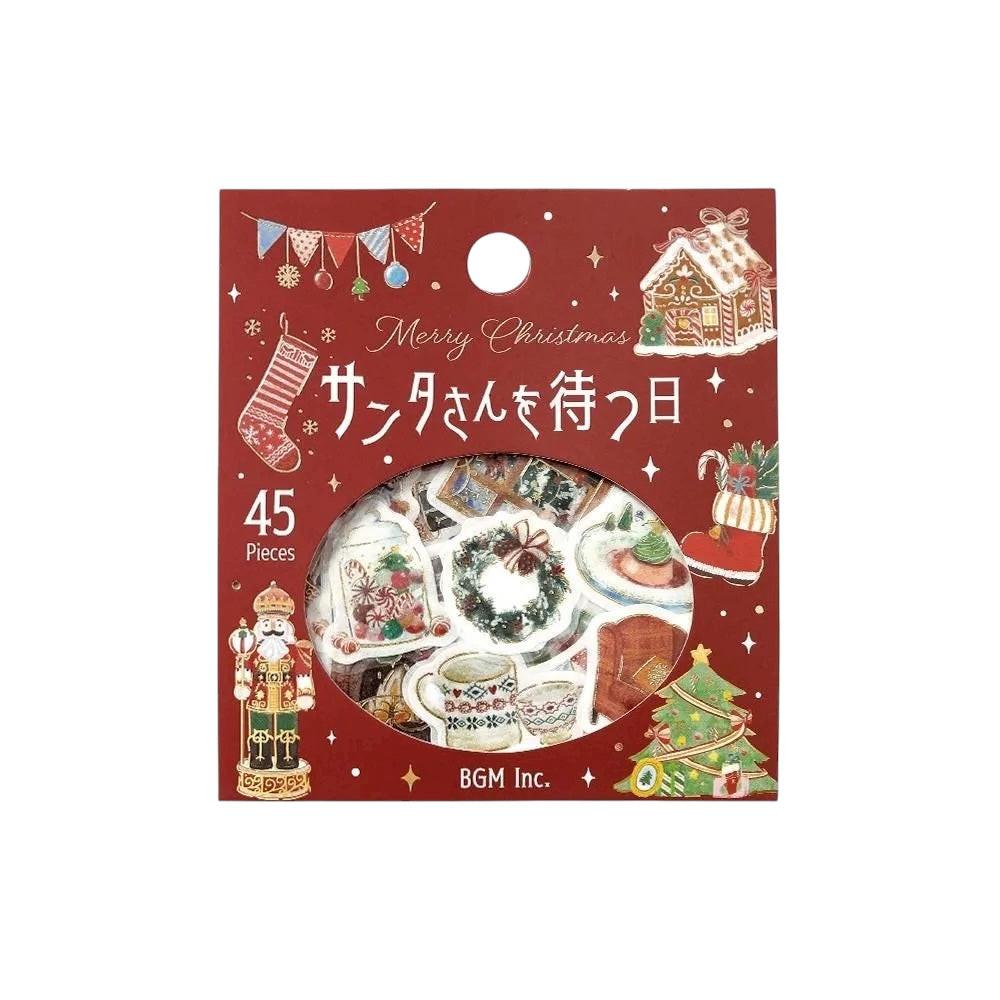 BGM Merry Christmas Flake Sticker