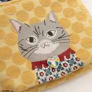 Kusuguru Japan "Honey Bean Princess" Jacquard Pouch