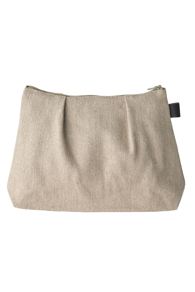 Fog Linen Natural Pouch - Seg