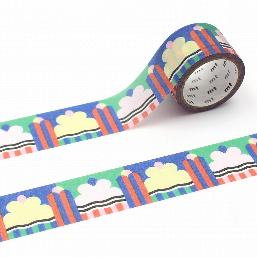 MT x Papier Tigre Ice | Wide Writable Washi Tape