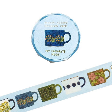 Midori Asano Favorite Mugs Foil Stamped Tape
