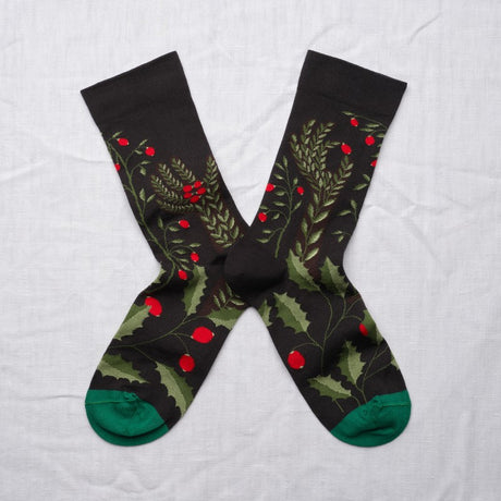 Bonne Maison Fake Black Gathering Socks