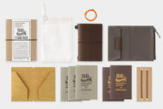 TRAVELER'S notebook Card Size 20th Anniversary Set | Brown