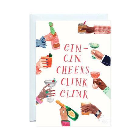 Cin Cheers Clink | Cheers to You Card