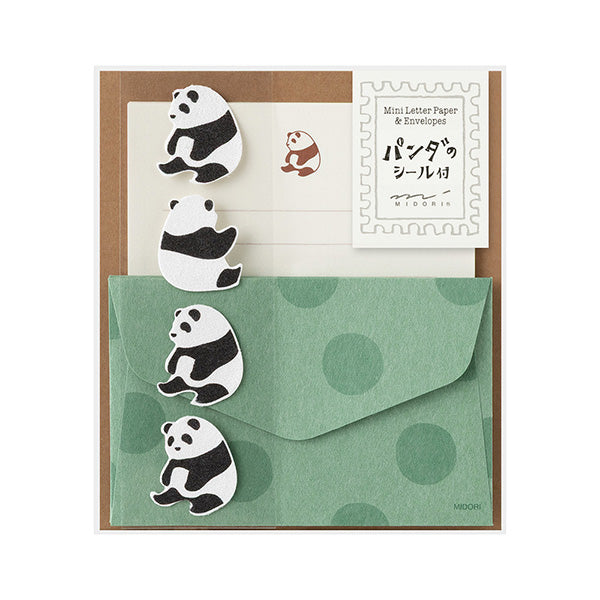 Mini Fuzzy Animal Letter Set | Panda