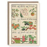Japanese Fruits Card