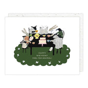 Par-Tea Animal Bday Card