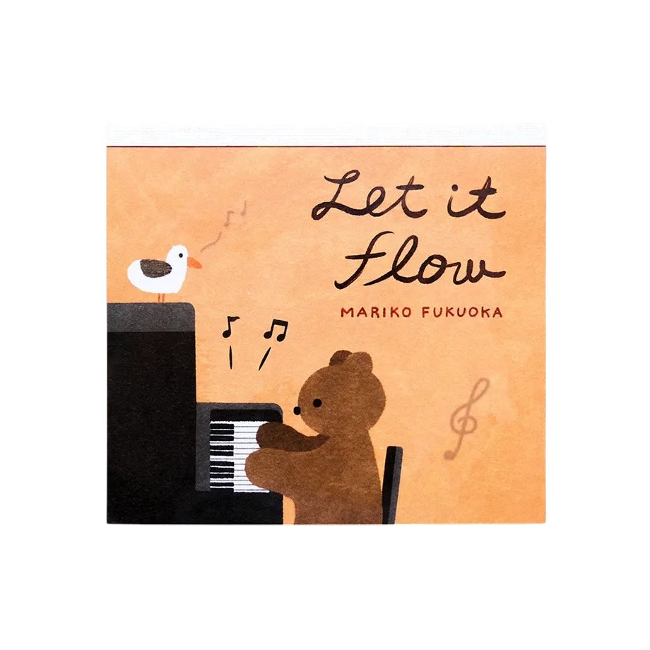 Mariko Fukuoka Memo Block | Let it Flow