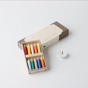 DAIYO Rice Bran Candle + Holder Gift Set - Vivid/White