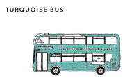 Nishiguchi Kutsushita Egyptian Cotton Socks | Turquoise Bus (2026 Limited Color)