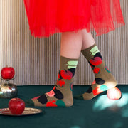Bonne Maison Taupe Apple Sock