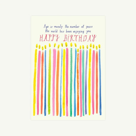 Number of Years the World Has Been Enjoying You | Birthday Card