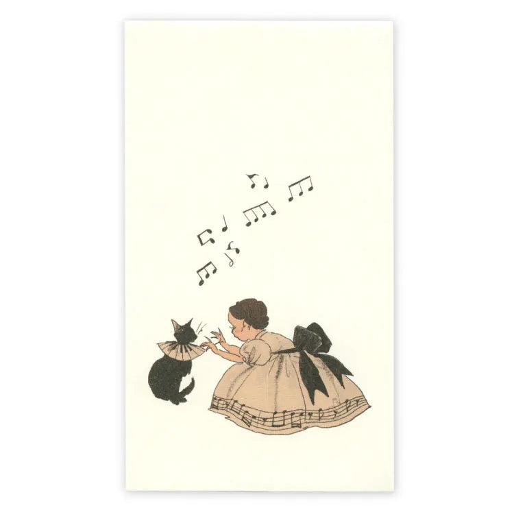 Girl with Cat Envelopes - Piano