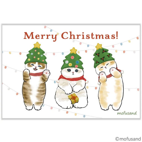 Mofusand Merry Christmas Postcard