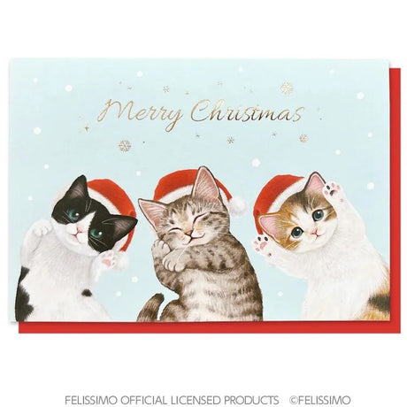 Christmas Cat Club Pop-Up Tree Card